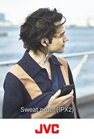 Jvc Ha F19 Draadloze Bluetooth Koptelefoon Rood Retro Zwart - thumbnail