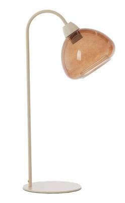 Light & Living Tafellamp 'Bisho' Glas, kleur Bruin