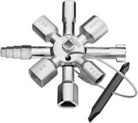 Knipex 00 11 01 Knipex TwinKey universele sleutel Schakelkastsleutel 1 stuk(s) - thumbnail