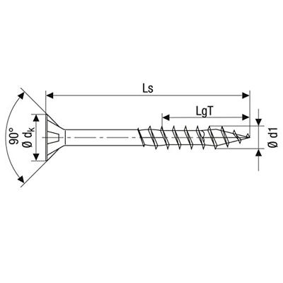 Spax pk t30 geg dd 6,0x280(100)
