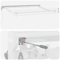 VidaXL Inklapbaar zonnescherm multikleur 350 x 200 cm - thumbnail