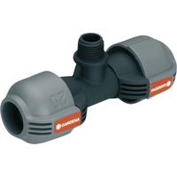 Gardena T-stuk 25mm x 3/4" Buitendraad - Quick & Easy Installatie, Compatibel en Waterdicht - thumbnail