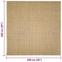 Sisalmat voor krabpaal 100x100 cm - thumbnail