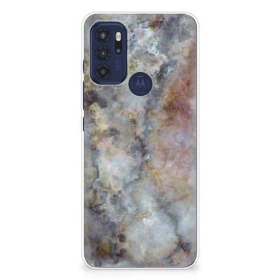 Motorola Moto G60s | TPU | Siliconen hoesje | Marmer Grijs Motorola Moto G60s | TPU | Siliconen hoesje | Marmer Grijs