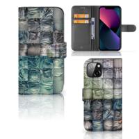 Wallet Case met Pasjes Apple iPhone 13 Spijkerbroeken - thumbnail