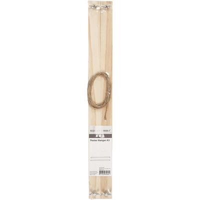 Creativ Company Poster hanger, h: 2 cm, d: 2,2 cm, b: 33,6 cm, 1 set Creativ Company Poster hanger, h: 2 cm, d: 2,2 cm, b: 33,6 cm, 1 set