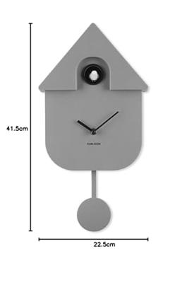 Karlsson Wandklok ModernCuckoo grijs - KA5768GY