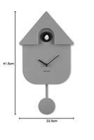 Karlsson Wandklok ModernCuckoo grijs - KA5768GY - thumbnail