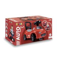 Smoby 2-in-1 loopauto - rood - thumbnail