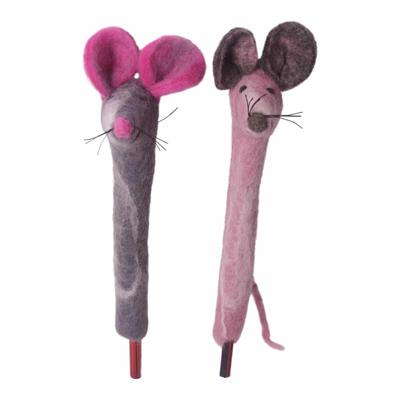 Potlood- en Penhouder Muis Roze en Lichtgrijs (Set van 2) Potlood- en Penhouder Muis Roze en Lichtgrijs (Set van 2)