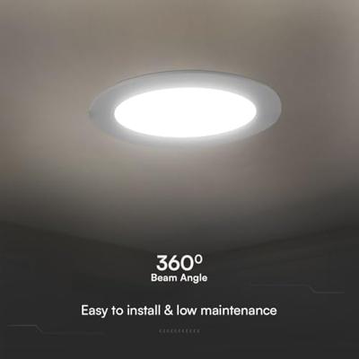 V-TAC VT-61024 78681 LED-inbouwpaneel Energielabel: E (A - G) 24 W Neutraalwit Wit