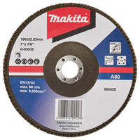 Makita Accessoires Lamellenschuurschijf 180mm A80 - D-63535-10 D-63535-10 - thumbnail