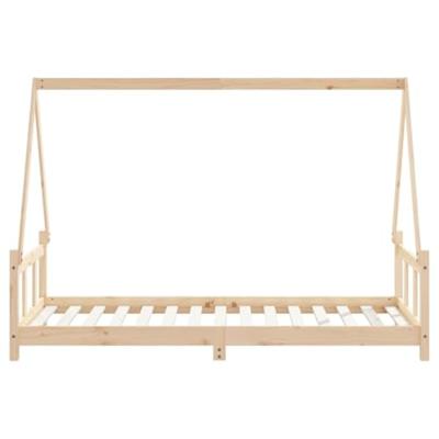 Kinderbedframe 90x190 cm massief grenenhout