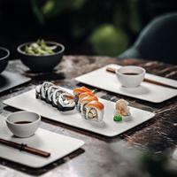VILLEROY & BOCH - Manufacture Rock Blanc - Rechthoekig bord 35x18cm - thumbnail