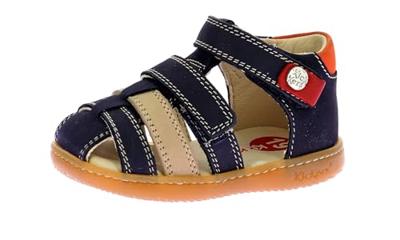 Baby lederen sandalen Bipod KICKERS® marineblauw Baby lederen sandalen Bipod KICKERS® marineblauw