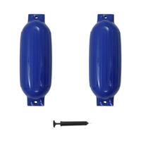 Bootstootkussens 2 st 69x21,5 cm PVC blauw - thumbnail