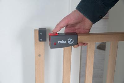 Safety Up Babyveiligheidshekje voor deur - ROBA - Verstelbare breedte van 70 - 118,5 cm - thumbnail