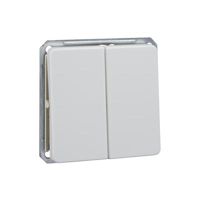 ELSO dubbele wisselschakelaar 2016 64 16 A zuiver wit Wit 1 stuk(s) ELSO dubbele wisselschakelaar 2016 64 16 A zuiver wit Wit 1 stuk(s)