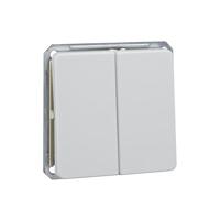 ELSO dubbele wisselschakelaar 2016 64 16 A zuiver wit Wit 1 stuk(s) - thumbnail