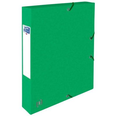 Elastobox oxford top file+ a4 40mm groen