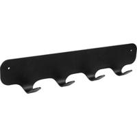 Gorillz Rounded Four Industriële Wandkapstok 4 Kapstok haken - thumbnail