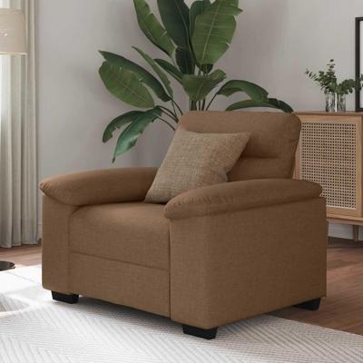 Sofastoel Bruin 60 cm Stof