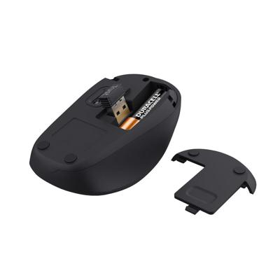 Muis Trust TM-201 Zwart Multicolour