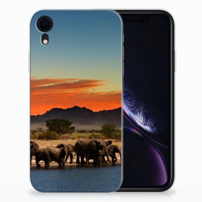 Apple iPhone Xr | TPU Hoesje | Olifanten Apple iPhone Xr | TPU Hoesje | Olifanten