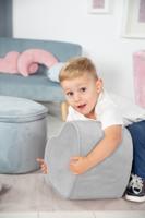 roba Kinderpoef (Hartvorm, Grijs) - thumbnail