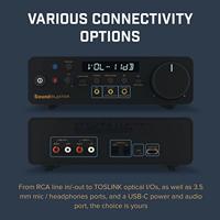 CREATIVE Sound Blaster X5 Hi-res 32bit/384kHz Externe USB DAC met volledig gebalanceerde Xamp Hoofdtelefoon Bi-amp, Bluetooth Ontvanger, RCA in/-out, TOSLINK Optische in/-out, Microfoon, Headset-in - thumbnail