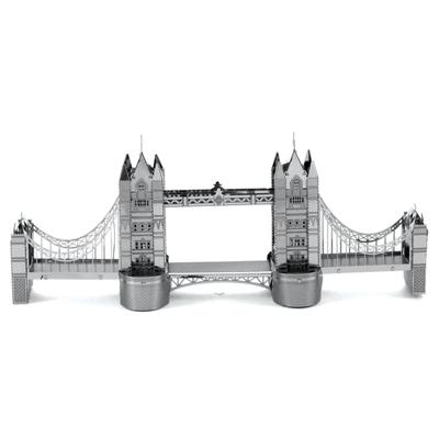 Eureka metal earth london tower bridge zilver editie - thumbnail