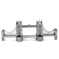 Eureka metal earth london tower bridge zilver editie - thumbnail