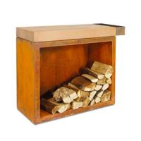 OFYR Butcher Block Storage 90 Corten - Teak Wood - thumbnail