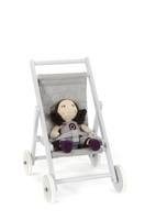 Smallstuff - Doll Buggy - Grey - thumbnail