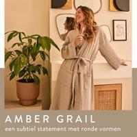 Elho Amber Grail 30 - Bruin - Ø 30 x H 28 cm - Binnen en Buiten - 100% gerecycled - thumbnail