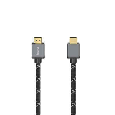 Hama Ultra high-speed HDMI-kabel, connector-connector, 8K, metaal, 2,0 m TV accessoire Zwart
