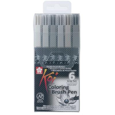 Sakura koi color brush set, 6dlg.