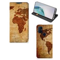 OnePlus Nord N10 5G | Book Cover | Wereldkaart - thumbnail