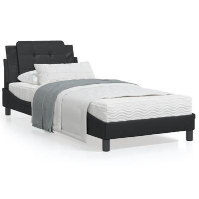 Bedframe zonder matras "Zadar" kunstleer zwart 90x200 cm