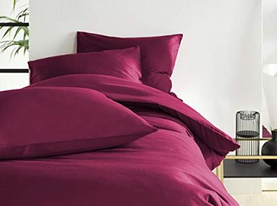 De Witte Lietaer De Witte Lietear dekbedovertrek Olivia Beet Red 200x200/220