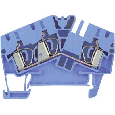 Weidmüller 1706040000 Doorgangsserieklem Spanveer Blauw 1 stuk(s)