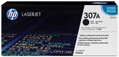 HP toner 307A, 7 000 pagina's, OEM CE740A, zwart HP toner 307A, 7 000 pagina's, OEM CE740A, zwart