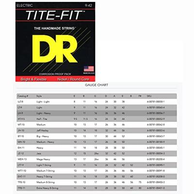 DR Strings HT-9.5 Tite-Fit 9.5-44 set snaren voor elektrische gitaar