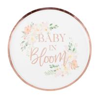 Floral Baby In Bloom Bordjes (8st) - thumbnail