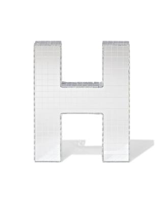 HEMA Discoletter H 10x9x10cm (zilver)