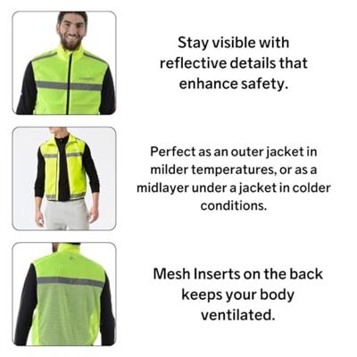 Craft 192480 Visibility Vest - Neon - S - thumbnail