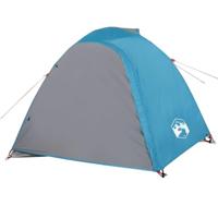 Tent 4-persoons 267x272x145 cm 185T taft blauw - thumbnail