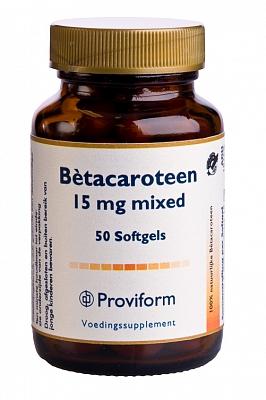 Proviform Betacaroteen 15 Mg Mixed (50sft) Proviform Betacaroteen 15 Mg Mixed (50sft)