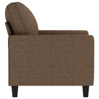 Fauteuil 60 cm stof bruin - thumbnail