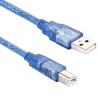 Normale USB 2.0 ben naar BM kabel met 2 kern lengte: 5m(Blue) - thumbnail